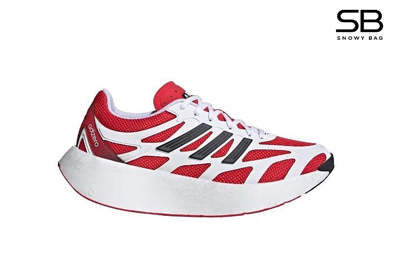 Giày Adizero Aruku Cloud White Ruby Black Đỏ Trắng Đen, thiết kế hiện đại