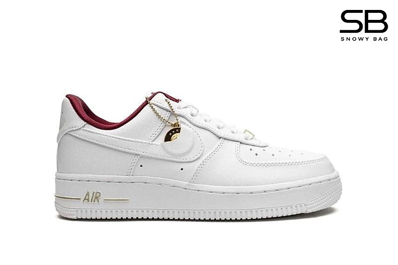 Giày Air Force 1 Low '07 SE Just Do It Summit White Team Red Trắng Đỏ, phong cách thể thao