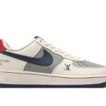 Giày Air Force 1 x Louis Vuitton Trắng Xám Đỏ sang trọng và đẳng cấp