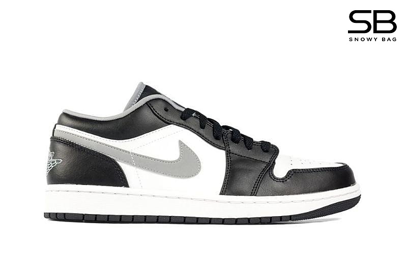 Giày Air Jordan 1 Low Black White Grey Đen Trắng Xám thời thượng