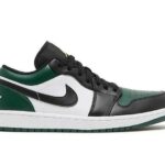 Giày Air Jordan 1 Low Green Toe Xanh Lá Đen thời trang cá tính