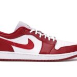 Giày Air Jordan 1 Low Gym Red Trắng Đỏ, thiết kế thể thao nổi bật