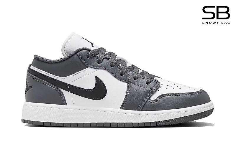 Giày Air Jordan 1 Low Iron Grey Xám Trắng với thiết kế tinh tế