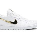 Giày Air Jordan 1 Low Metallic Gold Trắng Vàng phong cách thể thao đẳng cấp