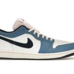 Giày Air Jordan 1 Low Motion Màu Trắng Xanh Dương đẹp mắt