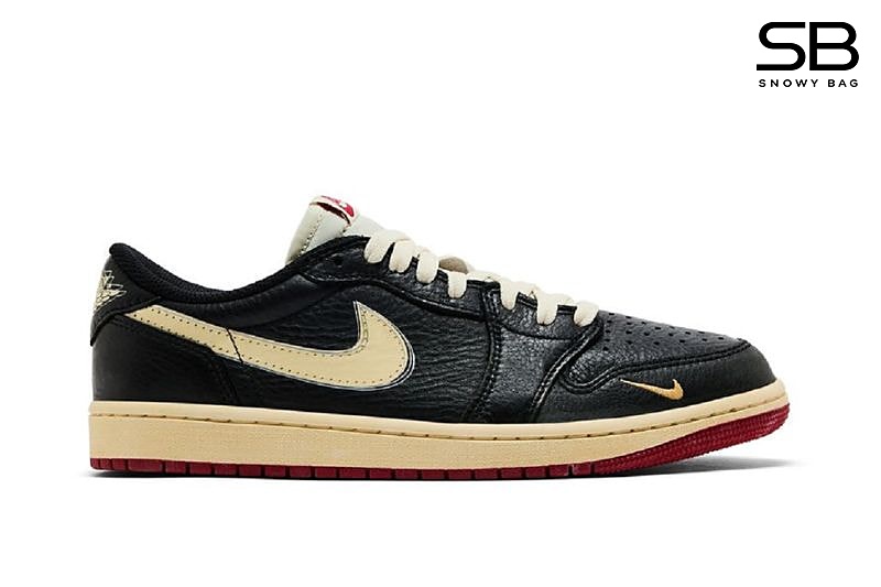 Giày Air Jordan 1 Low OG Better With Time Màu Đen sang trọng