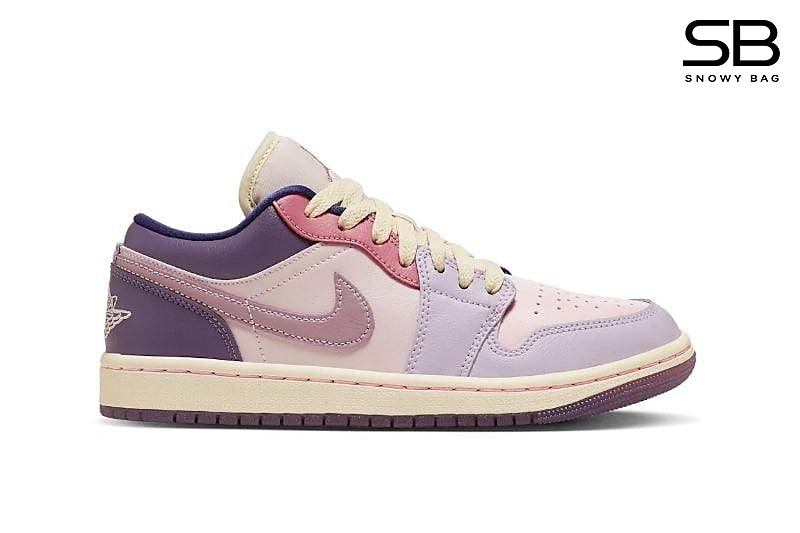 Giày Air Jordan 1 Low Pastel Purple Tím sang trọng và phong cách