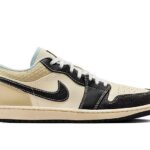 Giày Air Jordan 1 Low SE Coconut Milk Black Màu Be Đen đẹp mắt