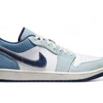 Giày Air Jordan 1 Low SE Denim Star Blue Xanh Trắng, phong cách thể thao đẳng cấp