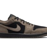 Giày Air Jordan 1 Low SE Olive Grey màu nâu đen đẹp mắt