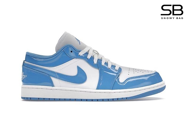 Giày Air Jordan 1 Low SE White Legend Blue Trắng Xanh Bóng thời trang