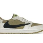 Giày Air Jordan 1 Low Travis Scott’s Golf “Olive” với thiết kế độc đáo