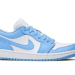 Giày Air Jordan 1 Low UNC Trắng Xanh Dương thời thượng