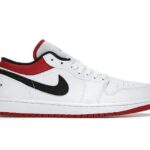Giày Air Jordan 1 Low White University Red Black Trắng Đỏ sang trọng và phong cách