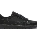 Giày Air Jordan 1 Low x Travis Scott Black Phantom Đen Full, thiết kế độc đáo