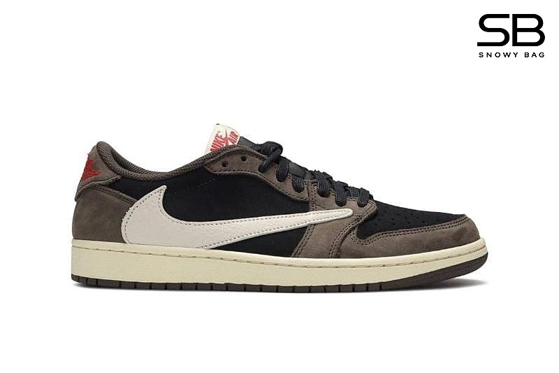 Giày Air Jordan 1 Low x Travis Scott Mocha Cổ Thấp, phong cách trẻ trung