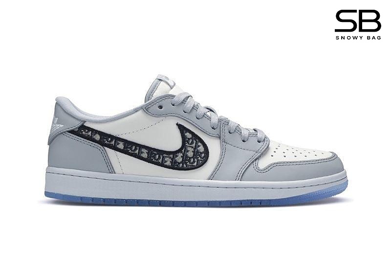 Giày Air Jordan 1 x Dior Low Cổ Thấp với thiết kế sang trọng