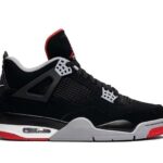 Giày Air Jordan 4 Retro Bred Đen Đỏ sang trọng và thời thượng