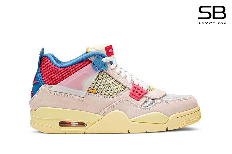 Giày Air Jordan 4 Retro Union Guava Ice Hồng đẹp mắt