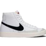 Giày Blazer Mid 77 Vintage White Black Trắng Đen thời trang cao cấp