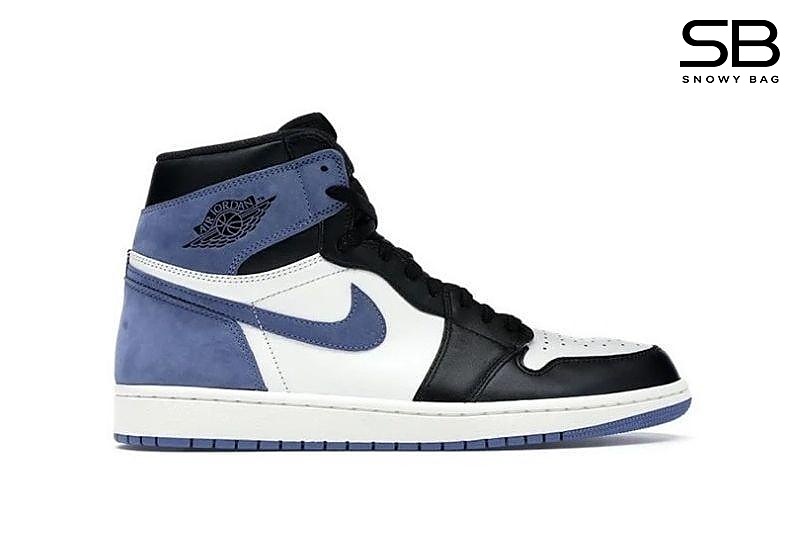 Giày Jordan 1 High Blue Moon Xanh Đen, phong cách thể thao thời thượng