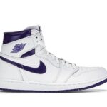 Giày Jordan 1 High Court Purple Trắng Tím đẹp mắt