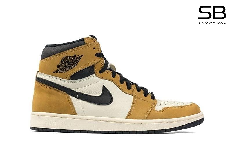 Giày Jordan 1 High Rookie Of The Year Vàng Trắng đẹp mắt