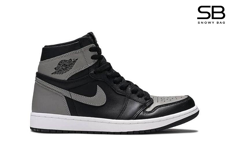 Giày Jordan 1 High Shadow Đen Xám với thiết kế đẳng cấp