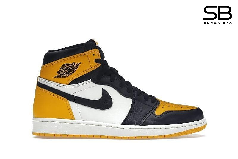Giày Jordan 1 High Taxi Đen Vàng, phong cách thể thao hiện đại