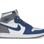 Giày Jordan 1 High True Blue Xanh Trắng Xám, phong cách thể thao đẳng cấp