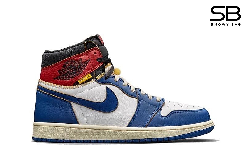 Giày Jordan 1 High Union Los Angeles Blue Toe, phong cách thể thao đẳng cấp