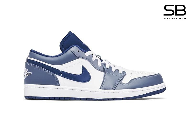 Giày Jordan 1 Low Ashen Slate Trắng Xanh, phong cách thể thao đẳng cấp.