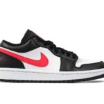 Giày Jordan 1 Low Black Siren Red, thiết kế thể thao phong cách