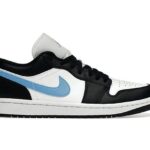 Giày Jordan 1 Low Black University Blue White sang trọng và thời thượng