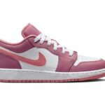 Giày Jordan 1 Low Desert Berry Hồng Trắng, phong cách trẻ trung, thời thượng