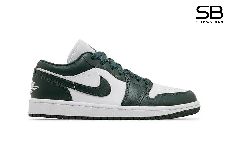 Giày Jordan 1 Low Galactic Jade Xanh Trắng, phong cách thời thượng