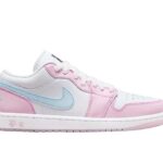 Giày Jordan 1 Low SE Paw Print Pink Foam Trắng Hồng đẹp mắt