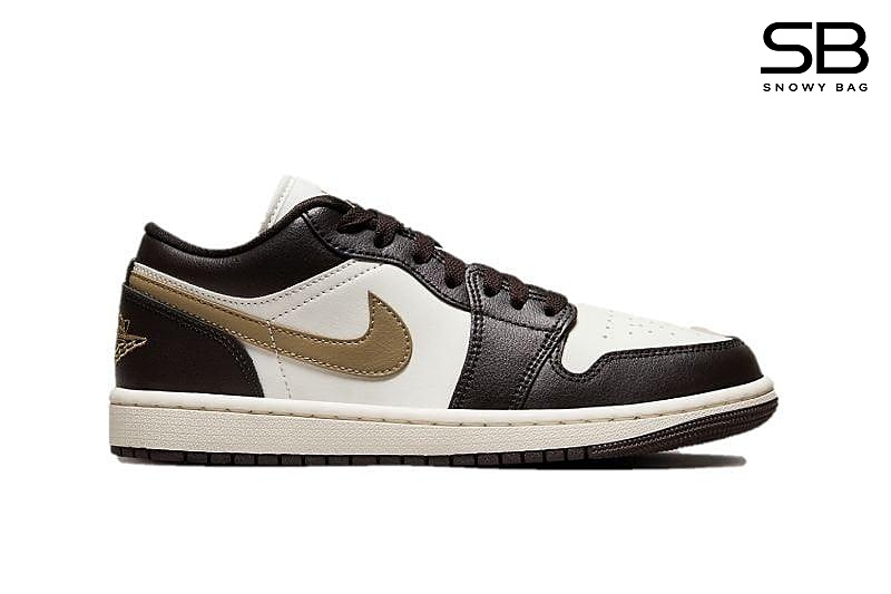 Giày Jordan 1 Low Shadow Brown với thiết kế thời thượng và ấn tượng