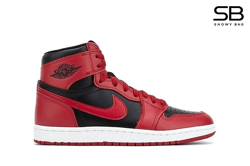Giày Jordan 1 Retro High 85 Varsity Red Đen Đỏ với thiết kế độc đáo