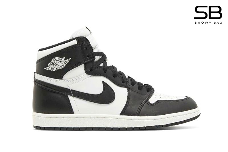 Giày Jordan 1 Retro High Black White Panda Đen Trắng sang trọng