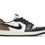 Giày Jordan 1 Retro Low OG Mocha Trắng Đen Nâu với thiết kế sang trọng