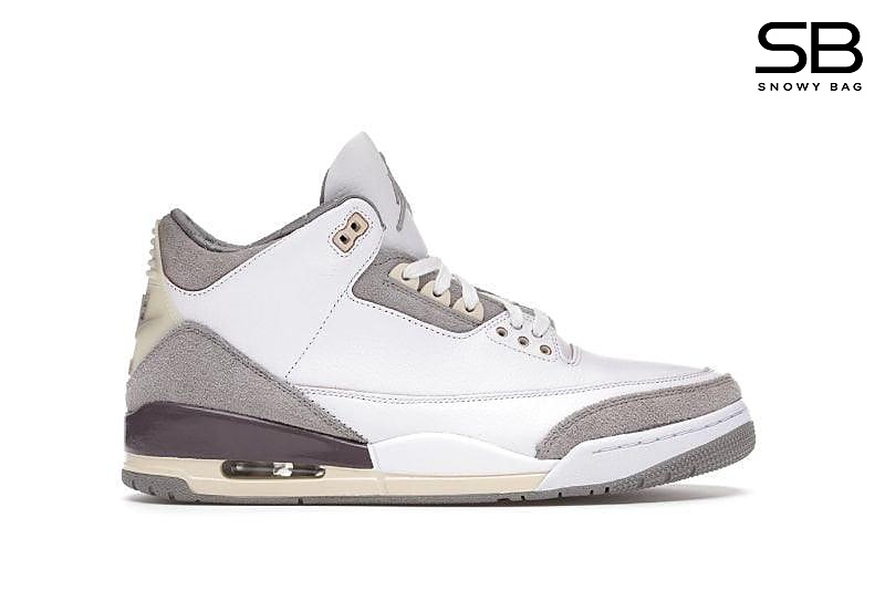 Giày Jordan 3 A Ma Maniére Trắng Nâu sang trọng và thời thượng