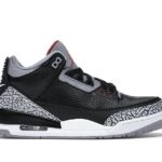 Giày Jordan 3 Black Cement Đen Đỏ với thiết kế ấn tượng