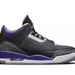 Giày Jordan 3 Black Court Purple Đen Tím thiết kế độc đáo và thời thượng