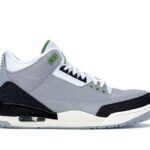 Giày Jordan 3 Chlorophyll Xám Xanh Lá với thiết kế độc đáo