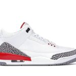 Giày Jordan 3 Hall of Fame Trắng Đỏ, thiết kế độc đáo và ấn tượng