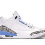 Giày Jordan 3 Retro UNC Xanh phong cách thể thao thời thượng