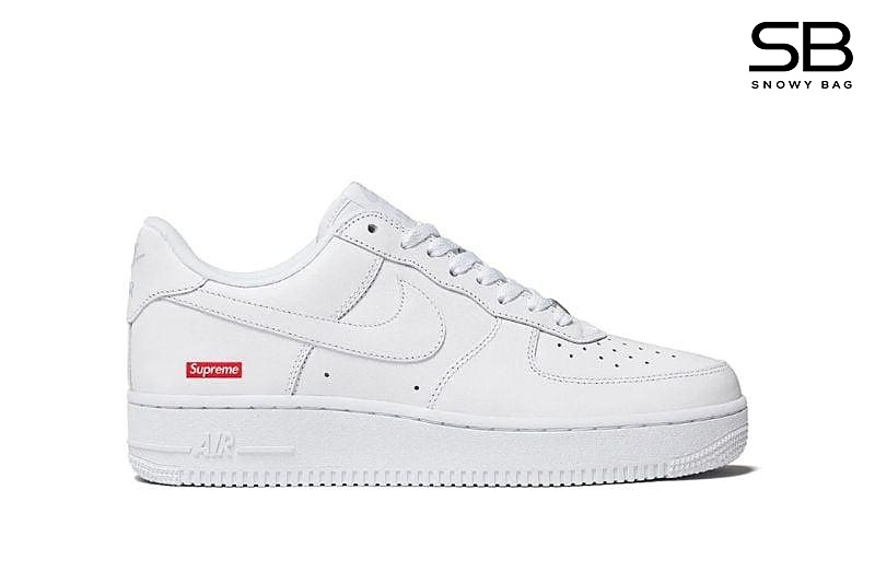 Giày Nike Air Force 1 Low Supreme White Trắng, thiết kế thời trang hiện đại
