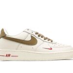 Giày Nike Air Force 1 Low White Brown Vệt Nâu, phong cách trẻ trung