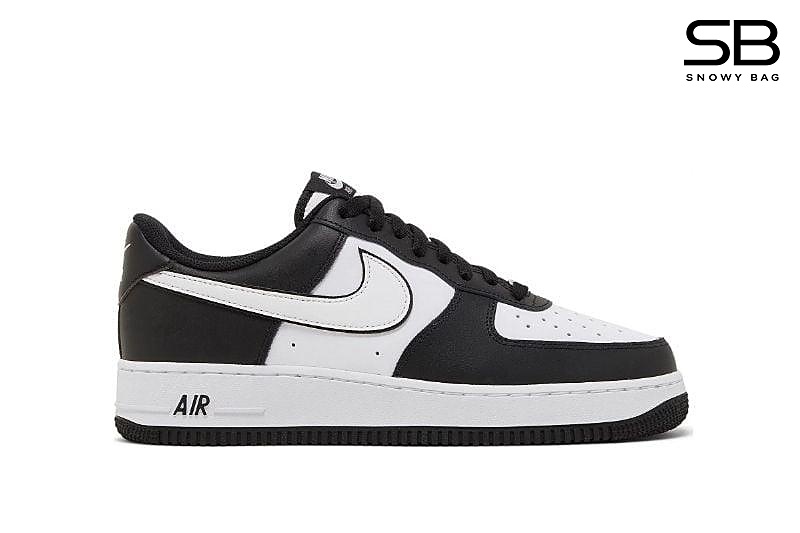 Giày Nike Air Force 1 Low White Swoosh Panda Đen Trắng sang trọng và thời thượng